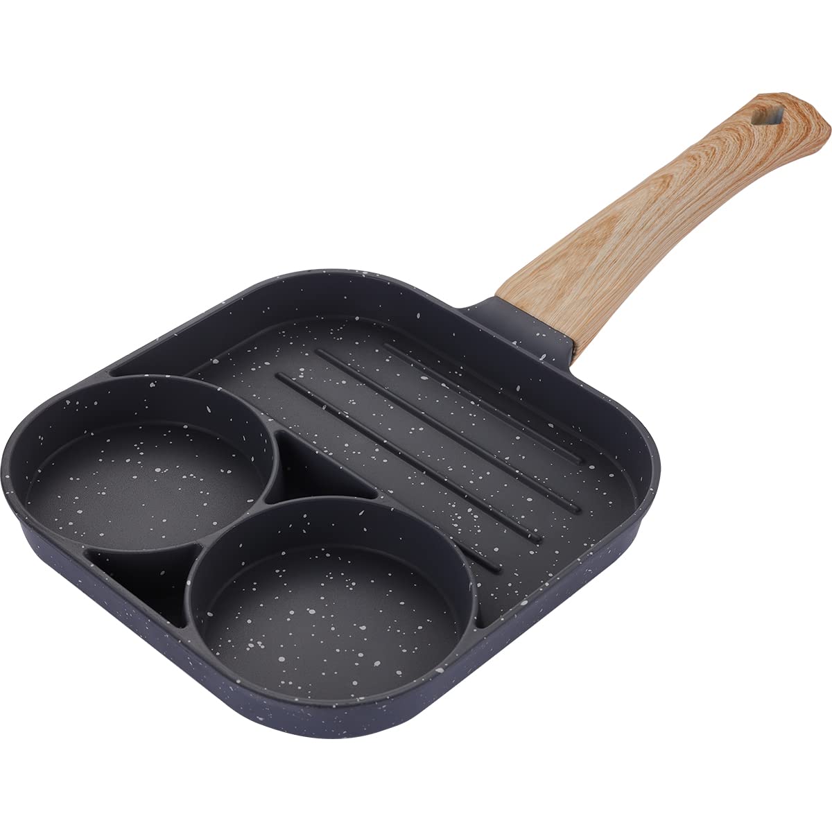 High Quality Cookware Non-stick Flat Multi Compartment Griddle Breakfast  Egg Frying Pan 4 Hole Square - Buy High Quality Cookware Non-stick Flat  Multi Compartment Griddle Breakfast Egg Frying Pan 4 Hole Square