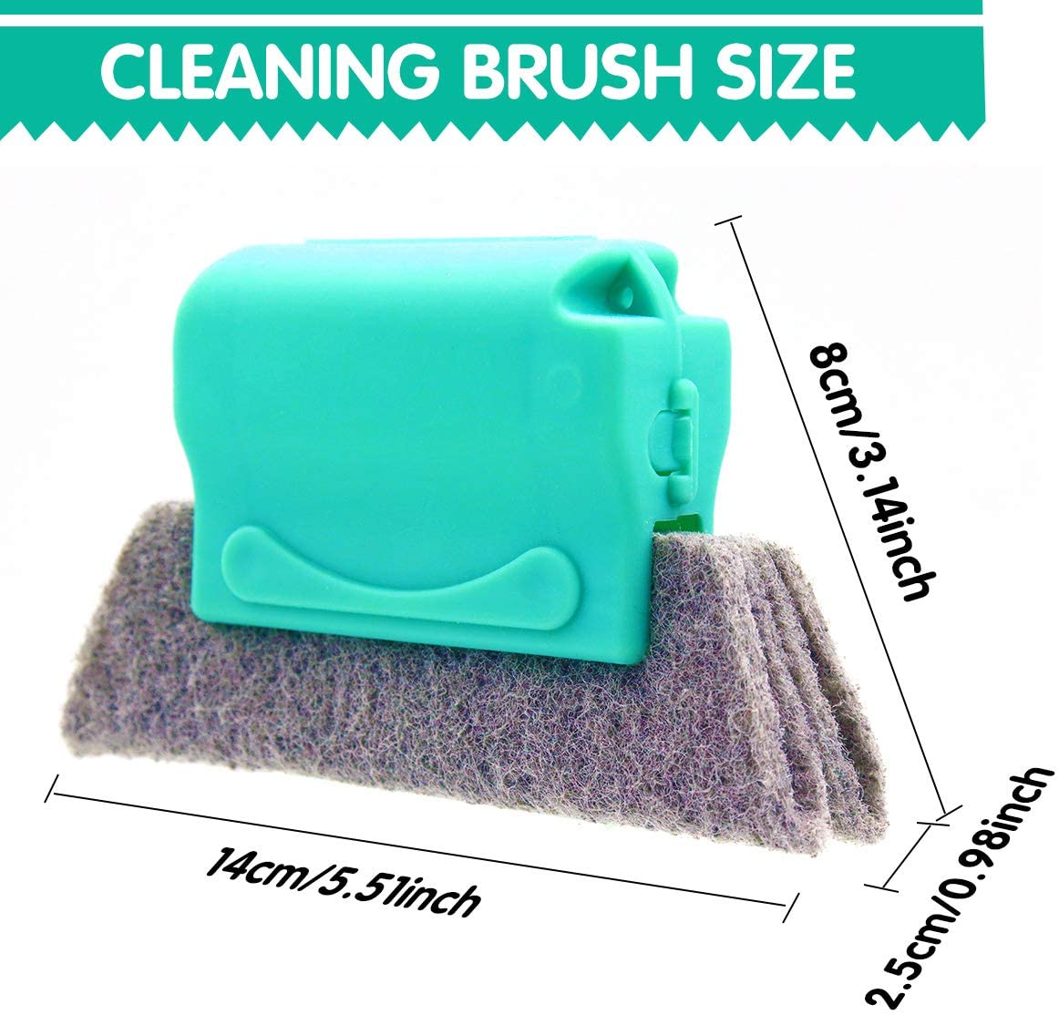 Hard-Bristled Crevice Cleaning Brush Scrub Brush Crevice Gap Cleaning Brush  Hand-held Groove Gap Household Cleaning Brush Tools